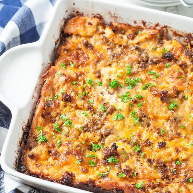Easy Overnight Breakfast Casserole