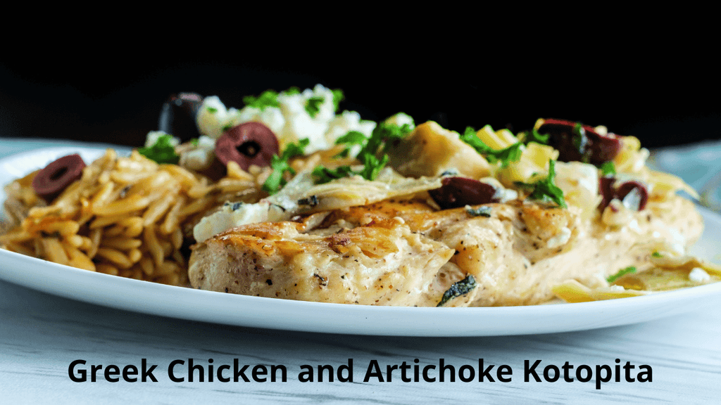 Greek Chicken and Artichoke Kotopita