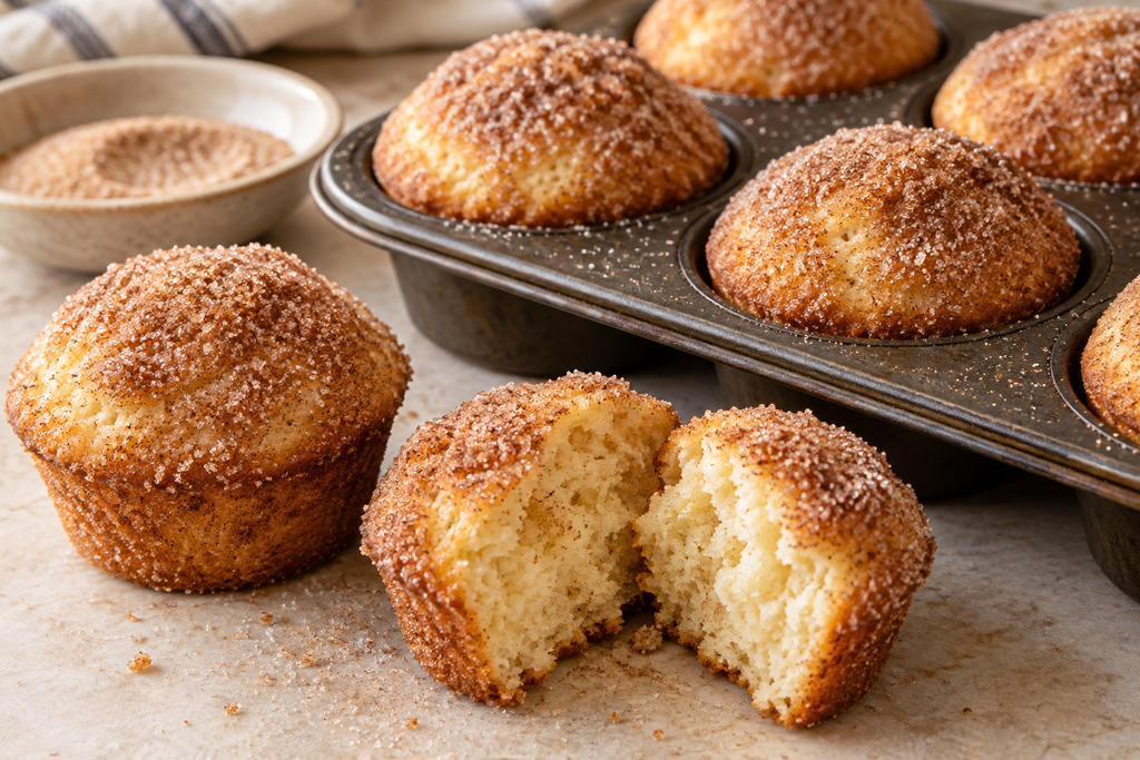 Cinnamon Sugar Doughnut Muffins