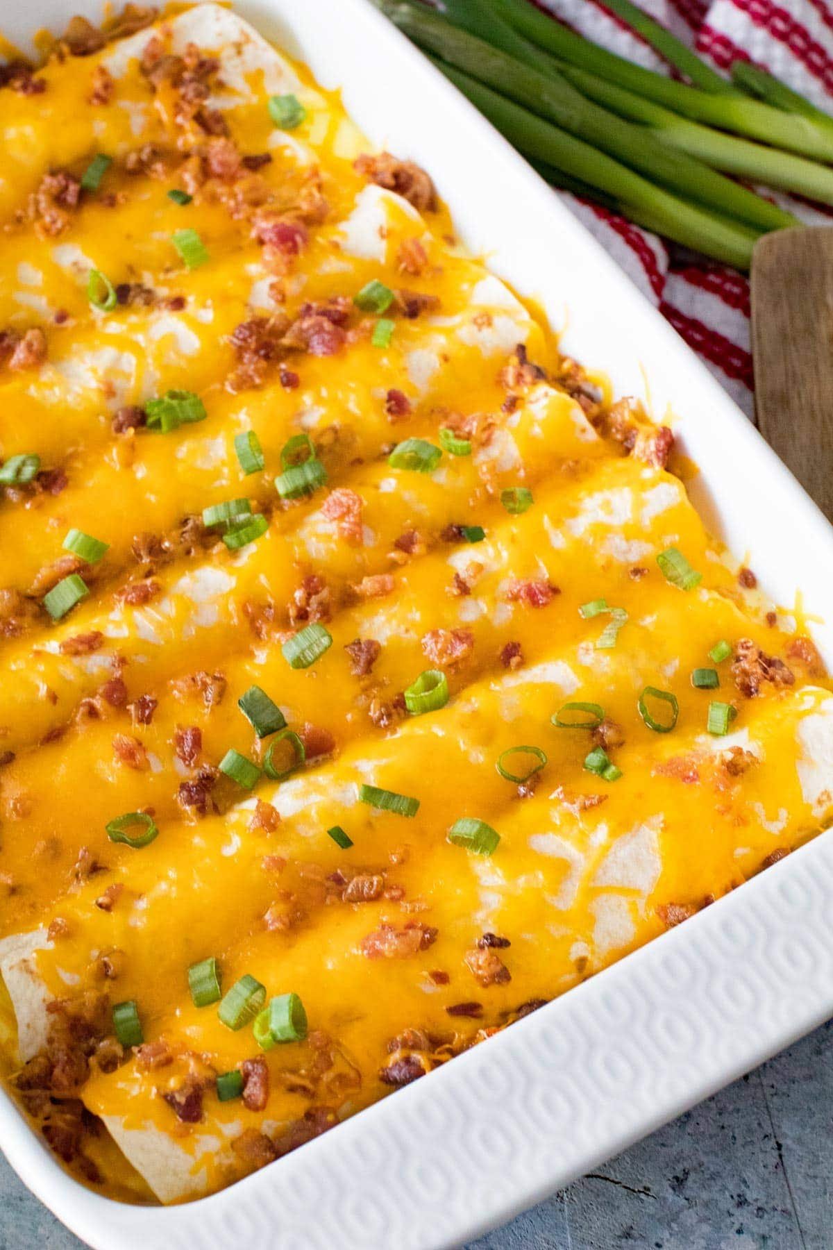 Overnight Breakfast Enchiladas + VIDEO - Julie's Eats & Treats ®