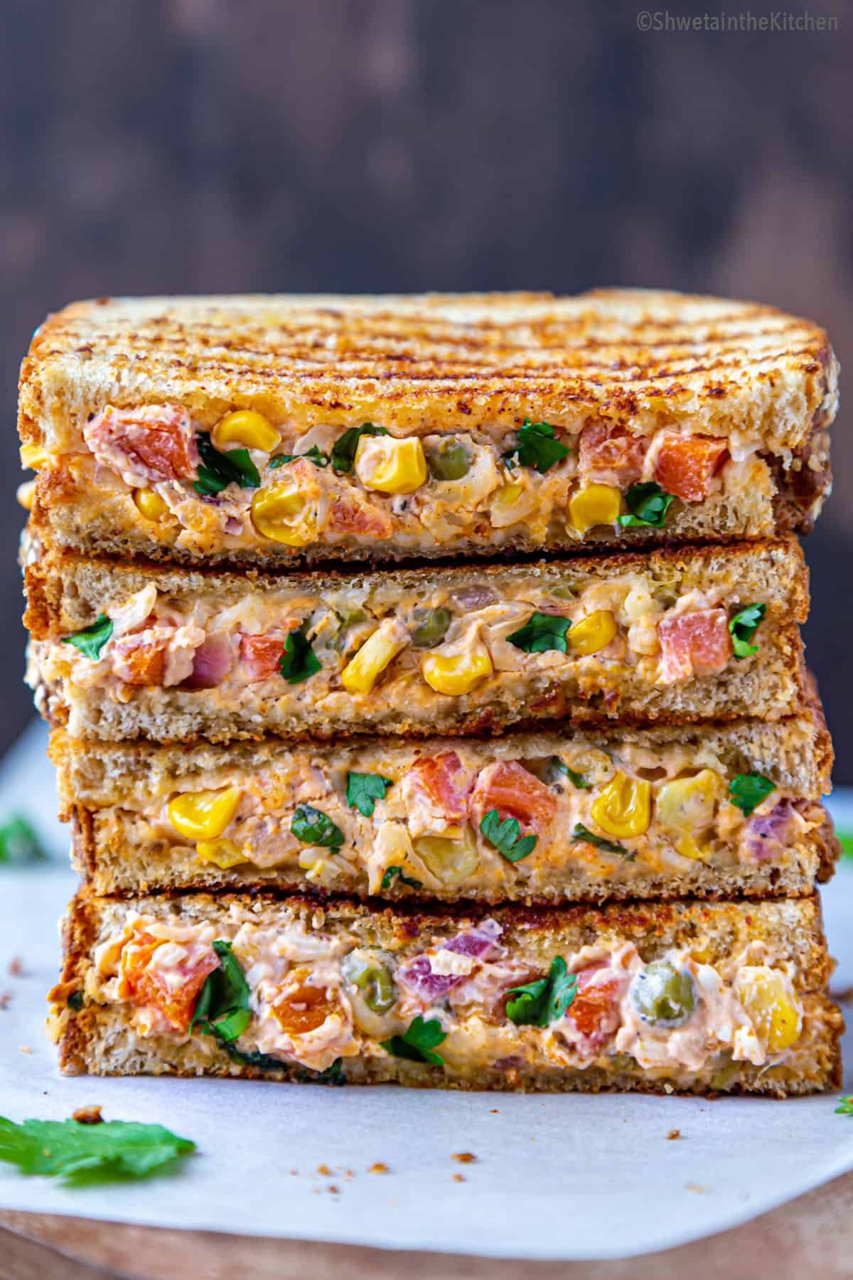 Creamy Vegetable Sandwich