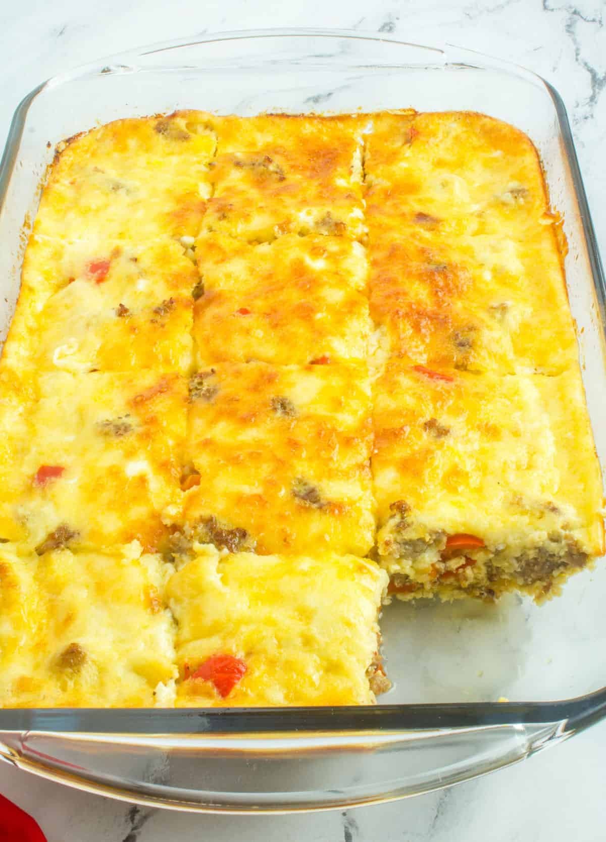 Italian Sausage and Egg Casserole Without Bread - Cooking with Mamma C