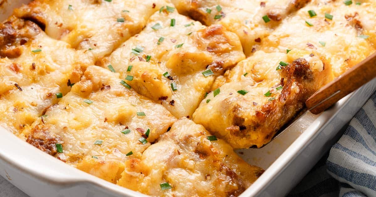 Italian-Style Breakfast Casserole - Nibble and Dine