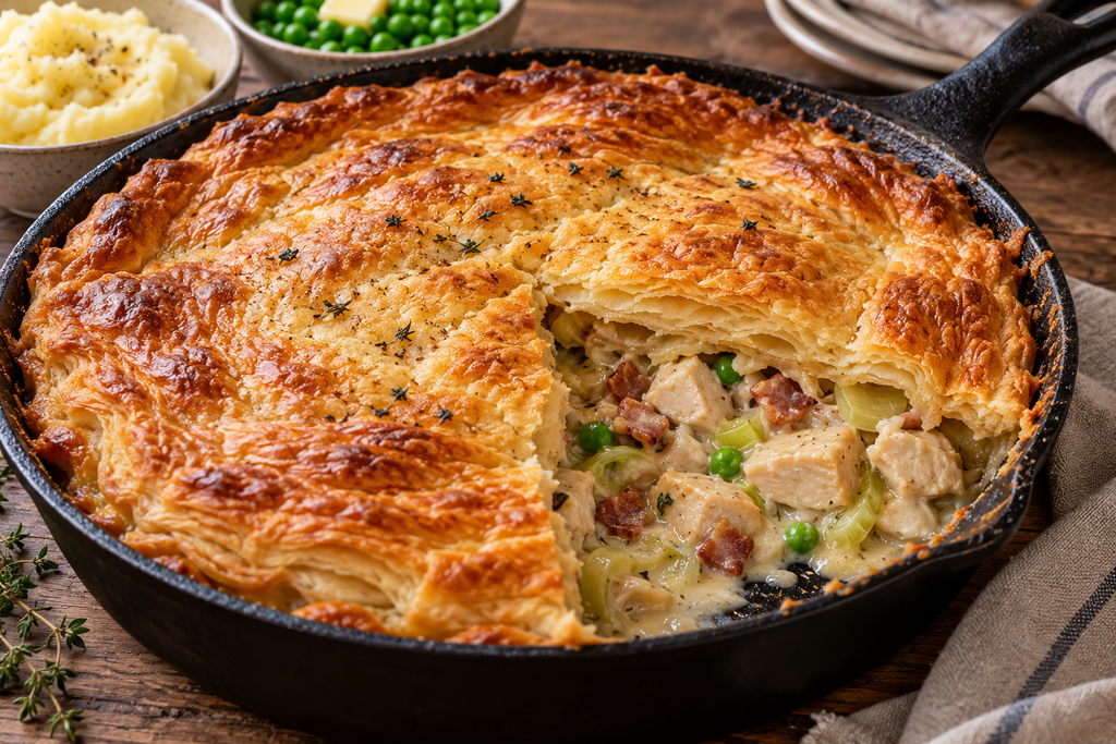 Creamy Chicken and Bacon Fry Pie
