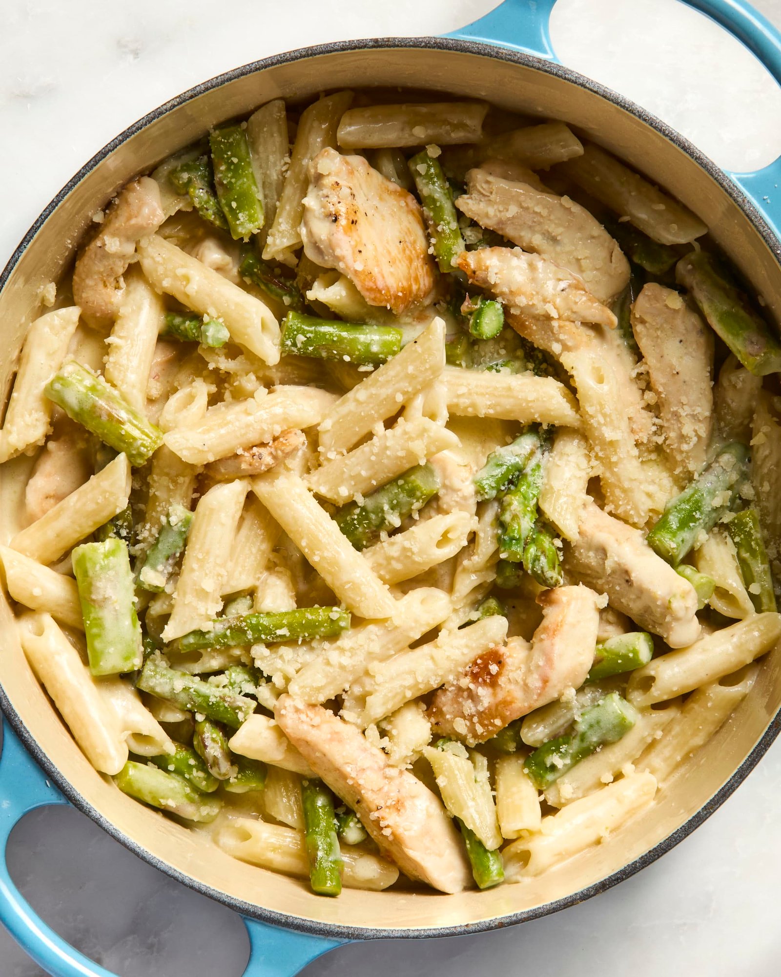One-Pot Creamy Lemon Chicken & Asparagus Pasta Recipe | The Kitchn