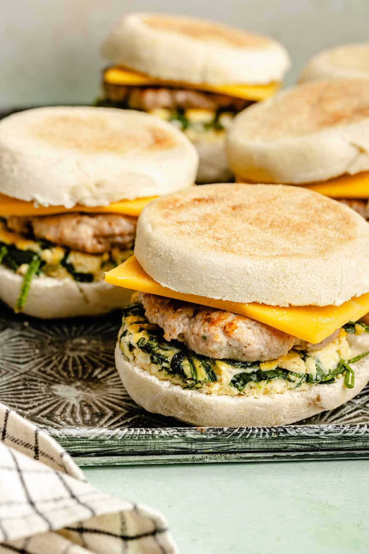 Freezer Friendly Breakfast Sandwiches - The Defined Dish