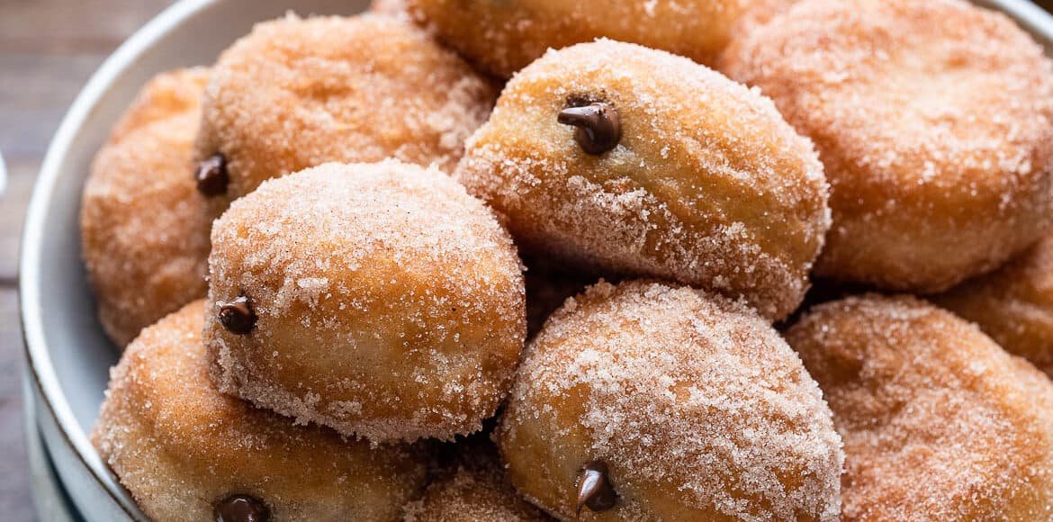 Nutella Filled Mini Doughnuts | Kitchen Confidante