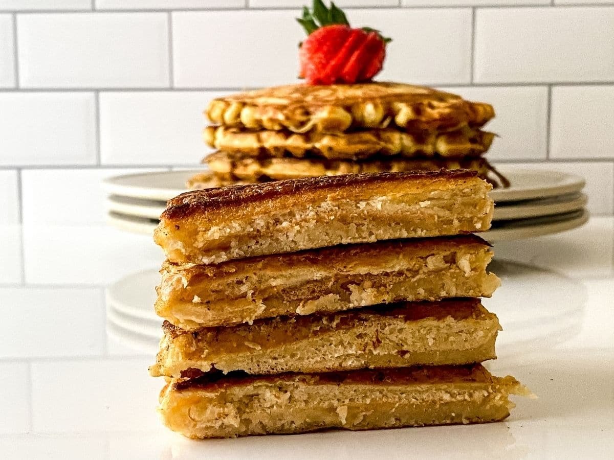 Waffle Pancake French Toast Pawaffle Recipe - Scrambled Chefs