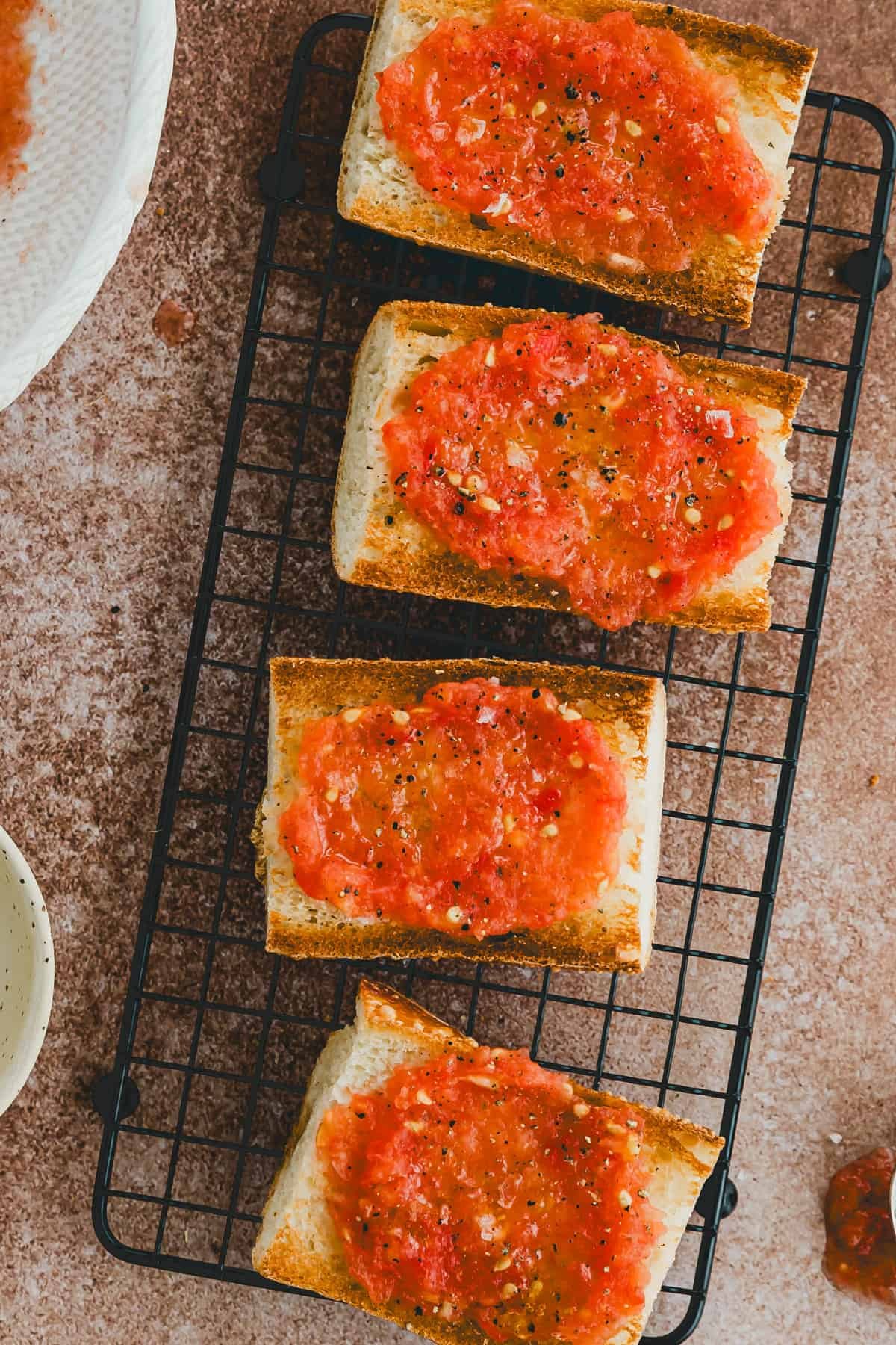 Pan Con Tomate - Spanish Tomato Bread | Aline Made