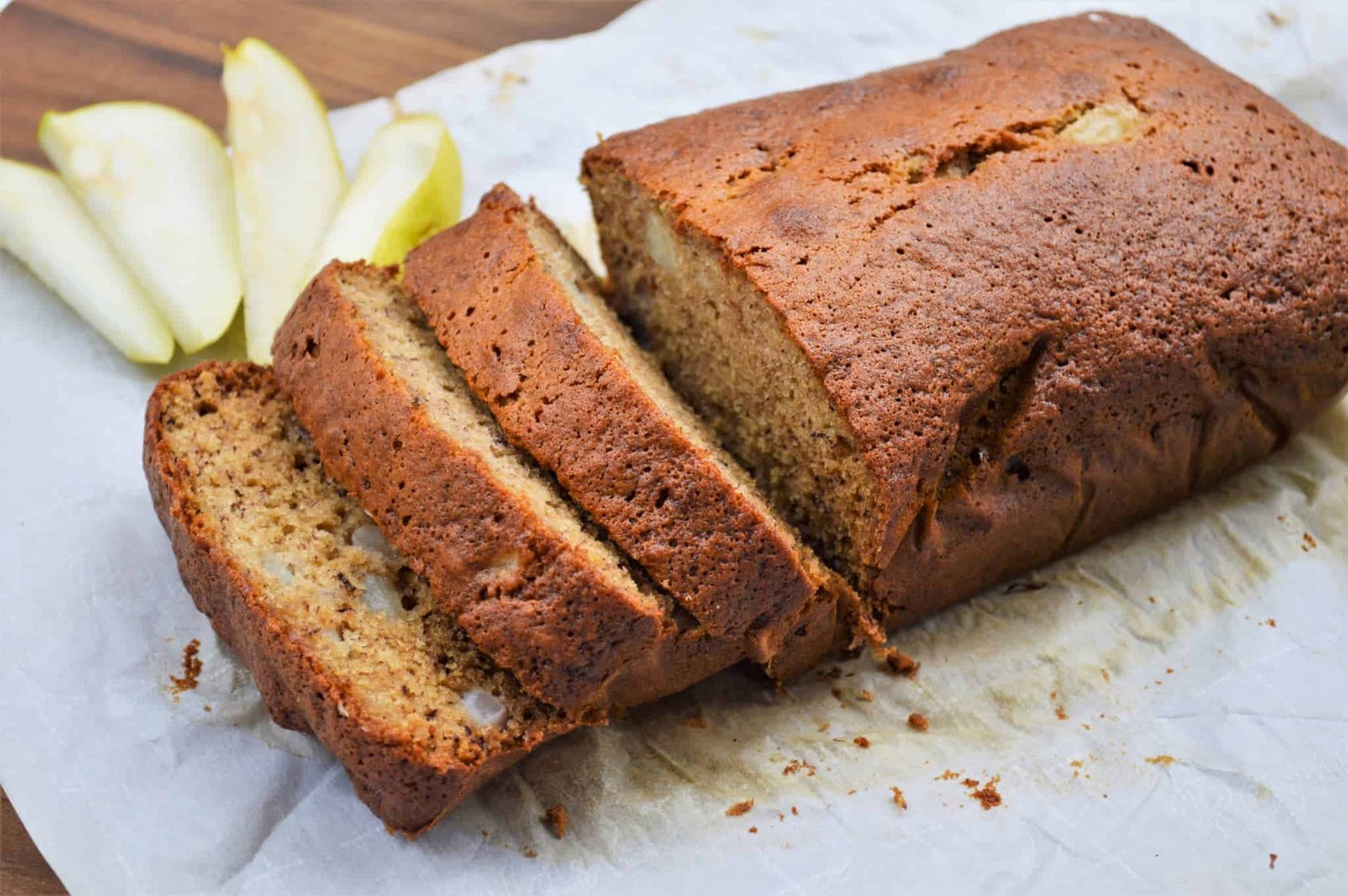 Fresh Pear Bread - Easy, homemade bread with fresh pears!