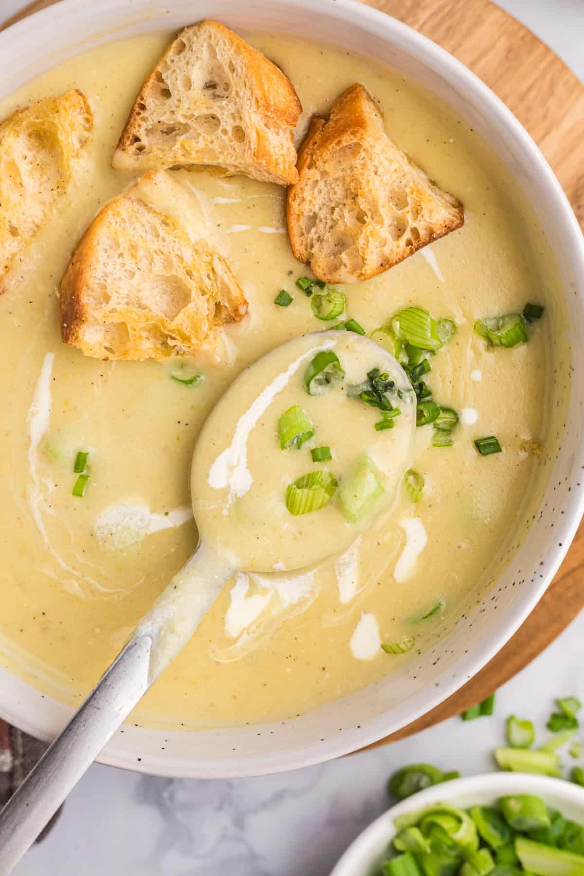 Potato Leek Soup - The Suburban Soapbox