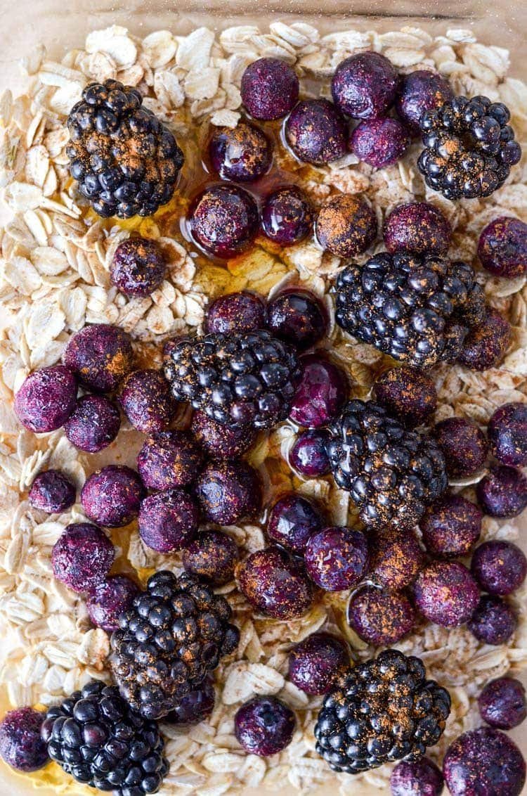 Roasted Blackberry Breakfast Bowl - Know Your Produce