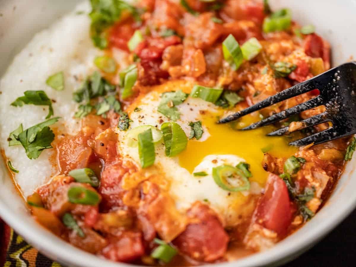 Salsa Poached Eggs - Budget Bytes
