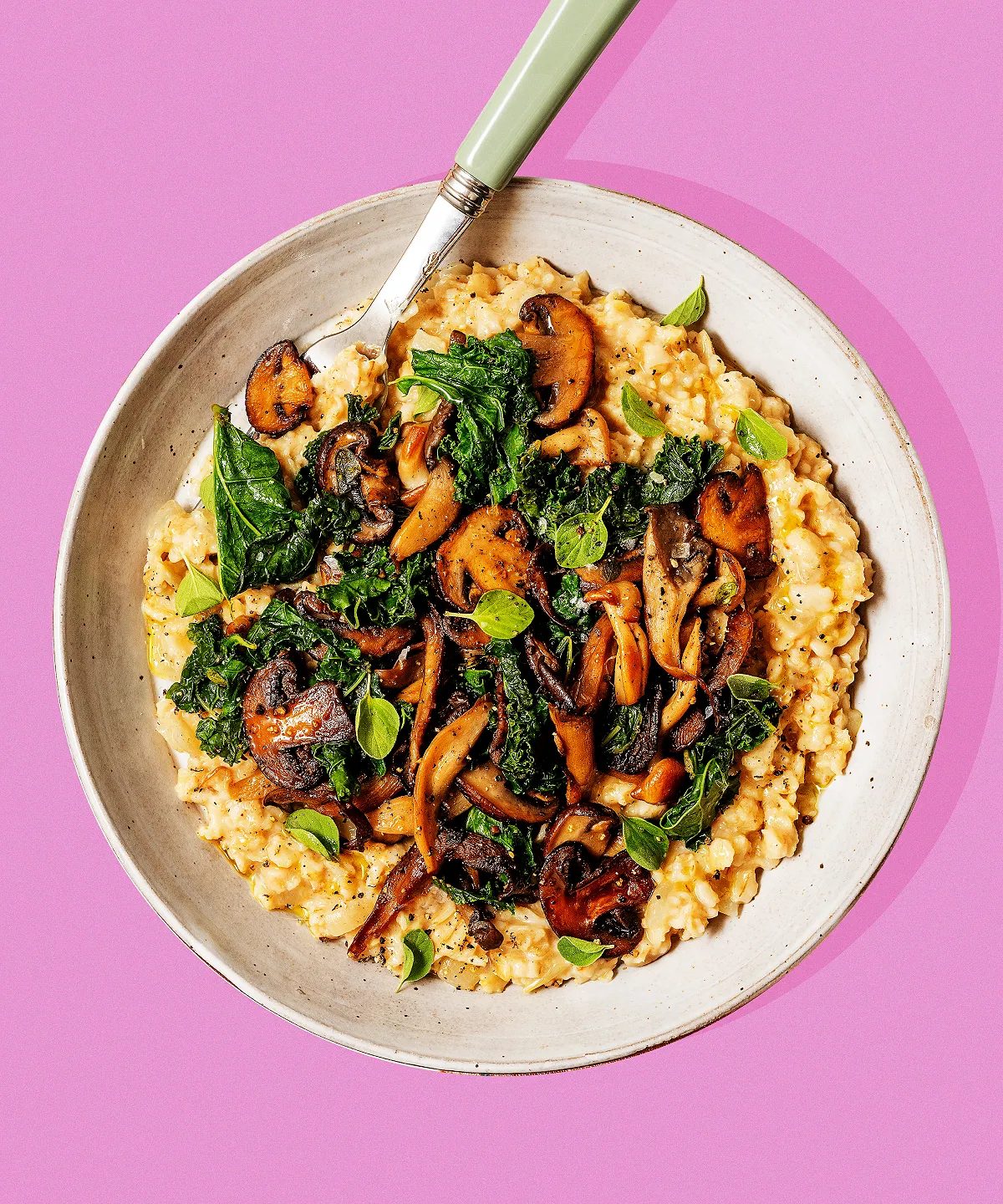 Savory Oatmeal with Mushrooms