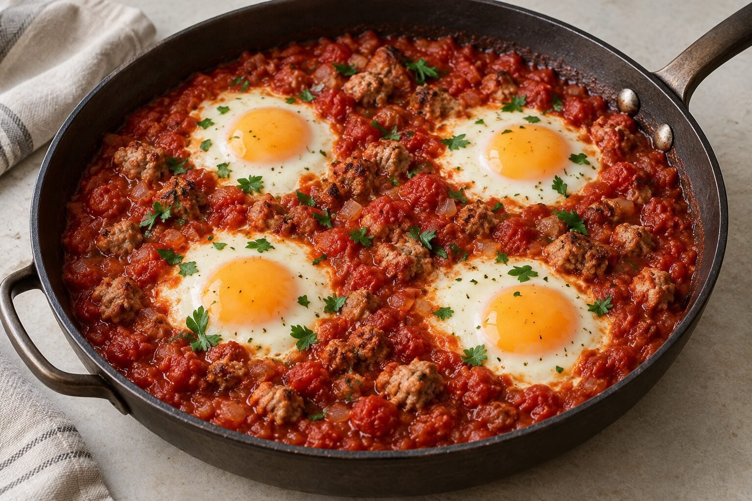 Italian sausage breakfast