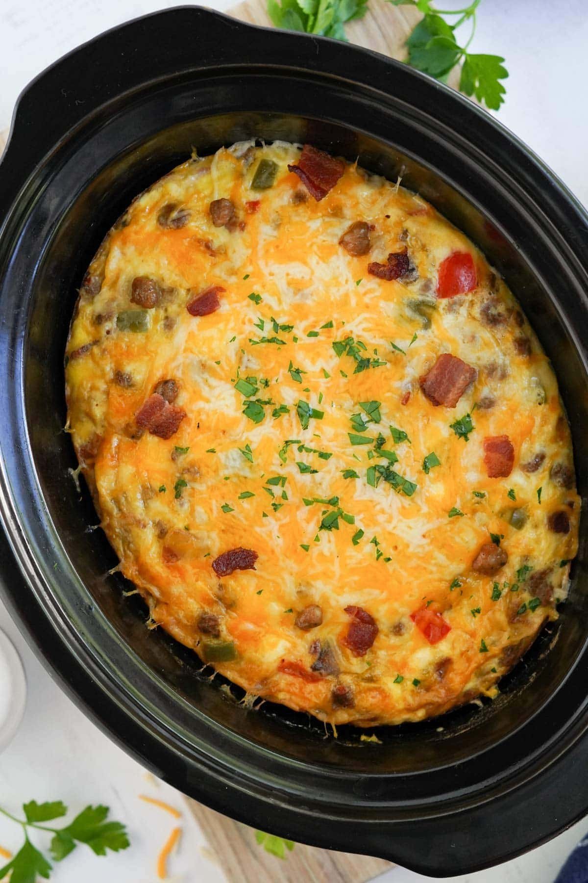 Ultimate Crockpot Breakfast Casserole | Yellow Bliss Road