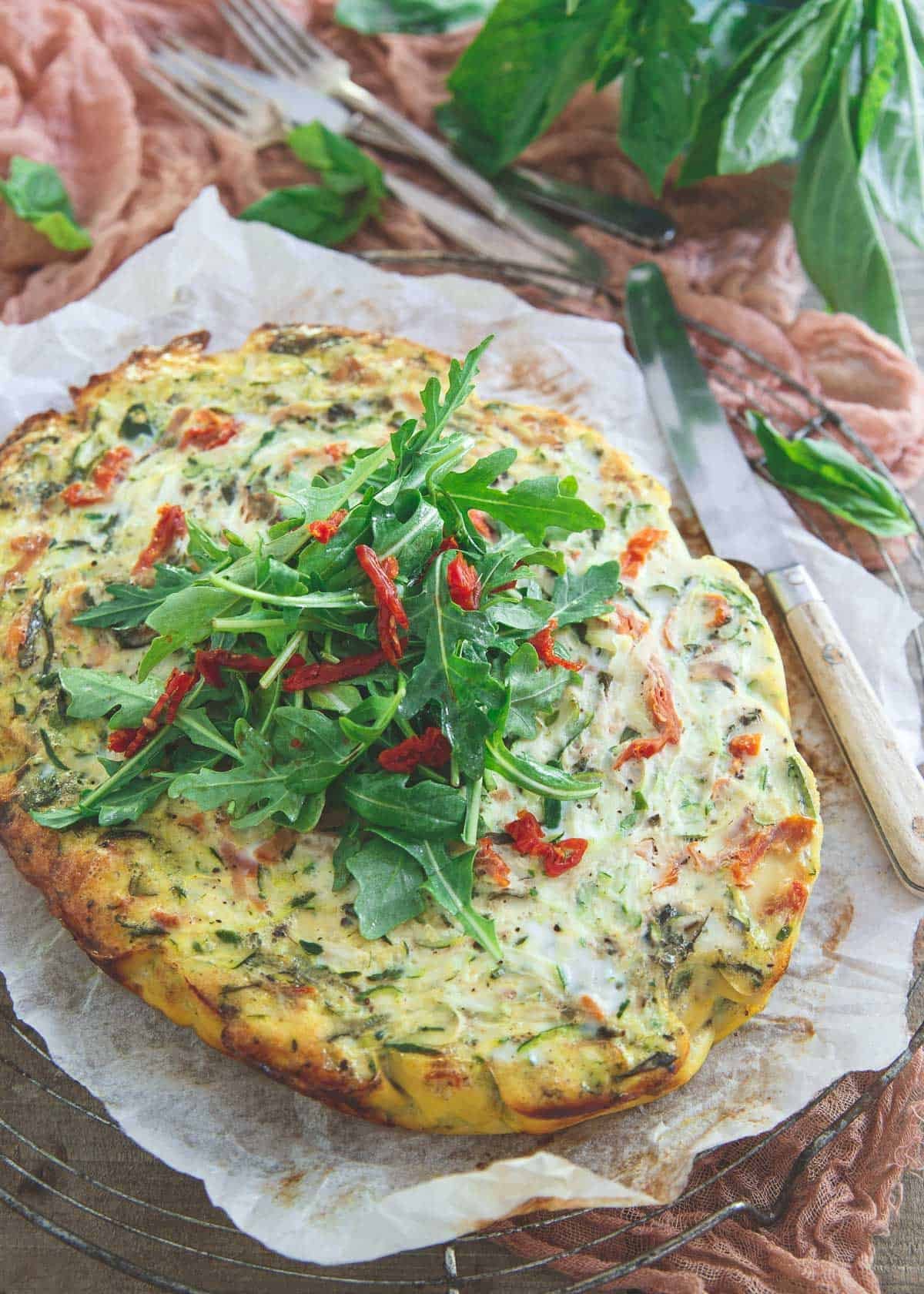 Slow Cooker Frittata - Summer Slow Cooker Frittata