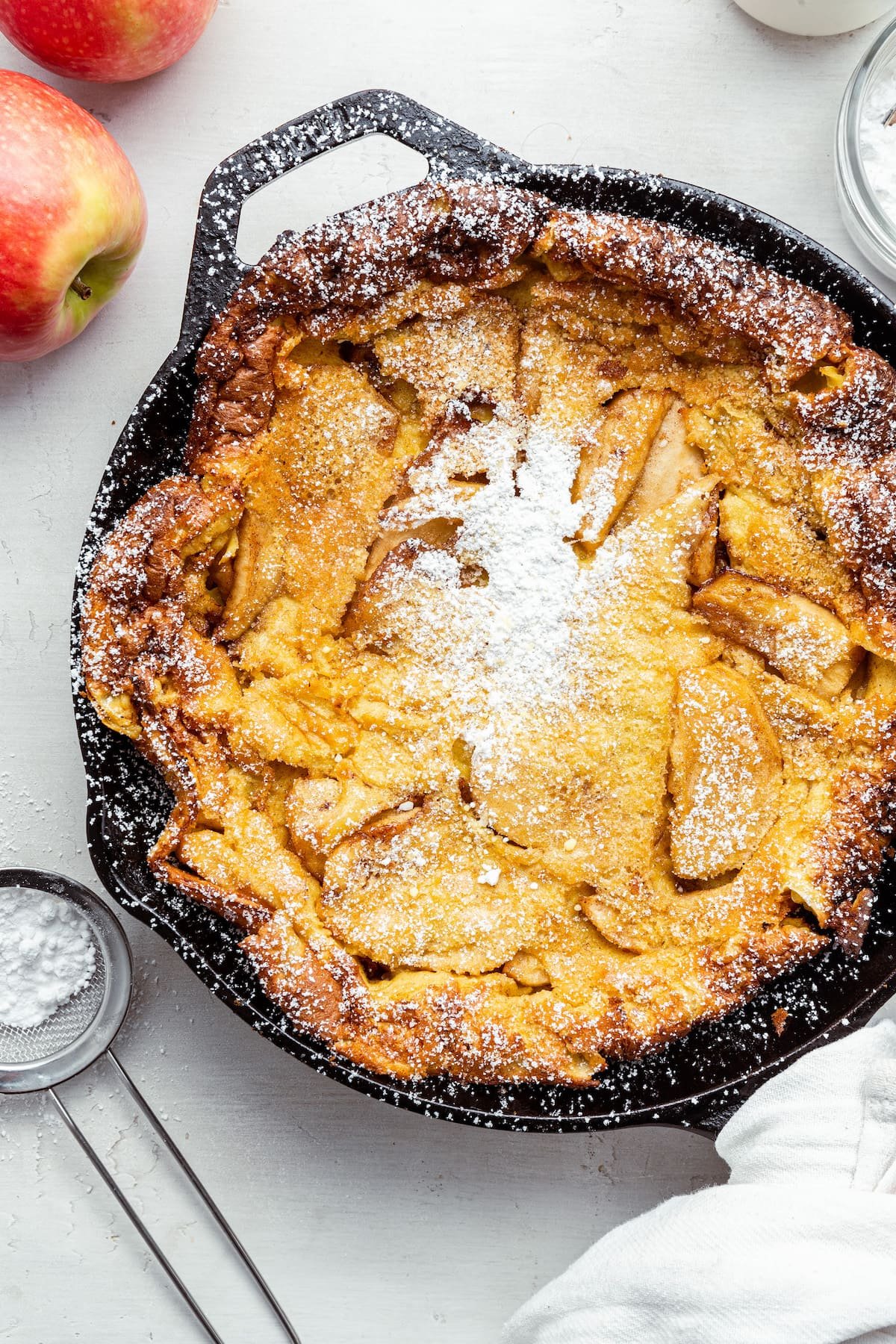 Apple Dutch Baby - Eating Bird Food