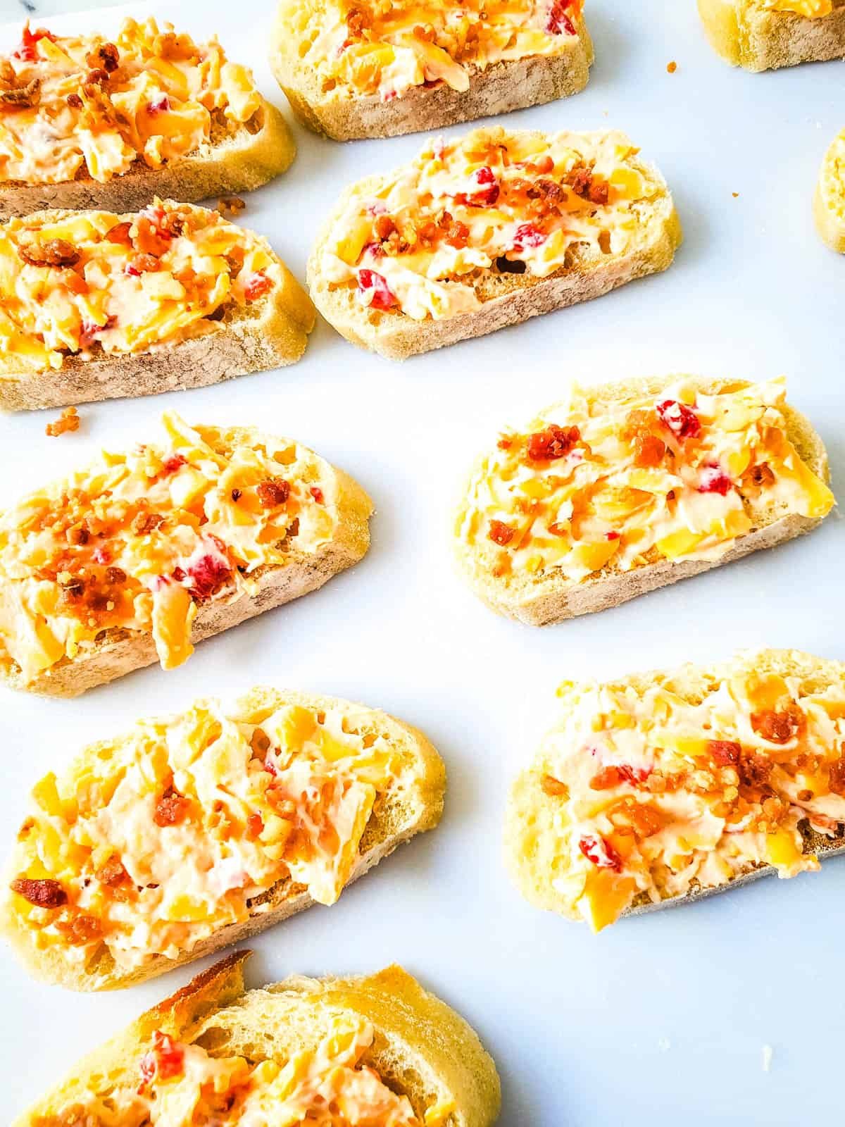 Tasty Pimento Cheese Crostini Recipe - Cupcakes and Cutlery