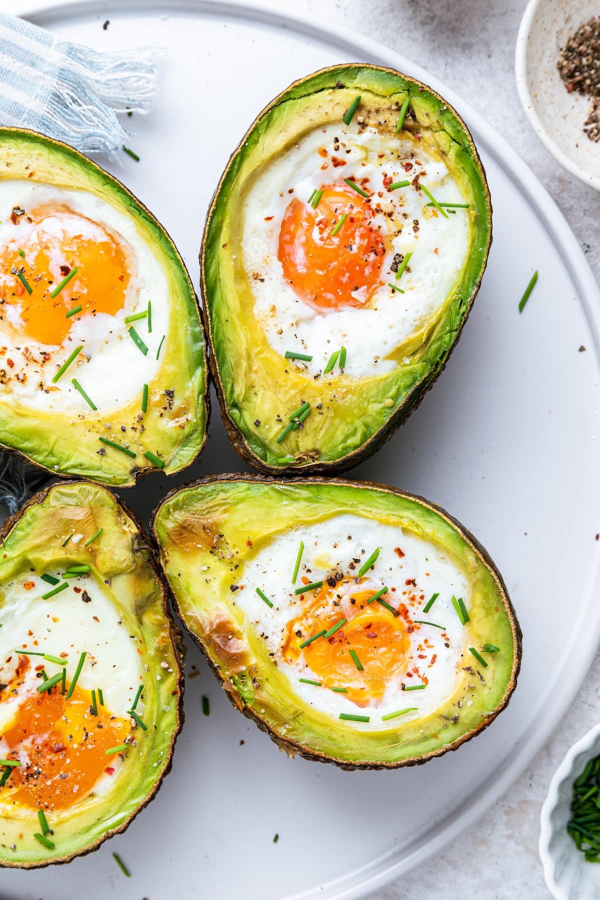 Baked Avocado Eggs
