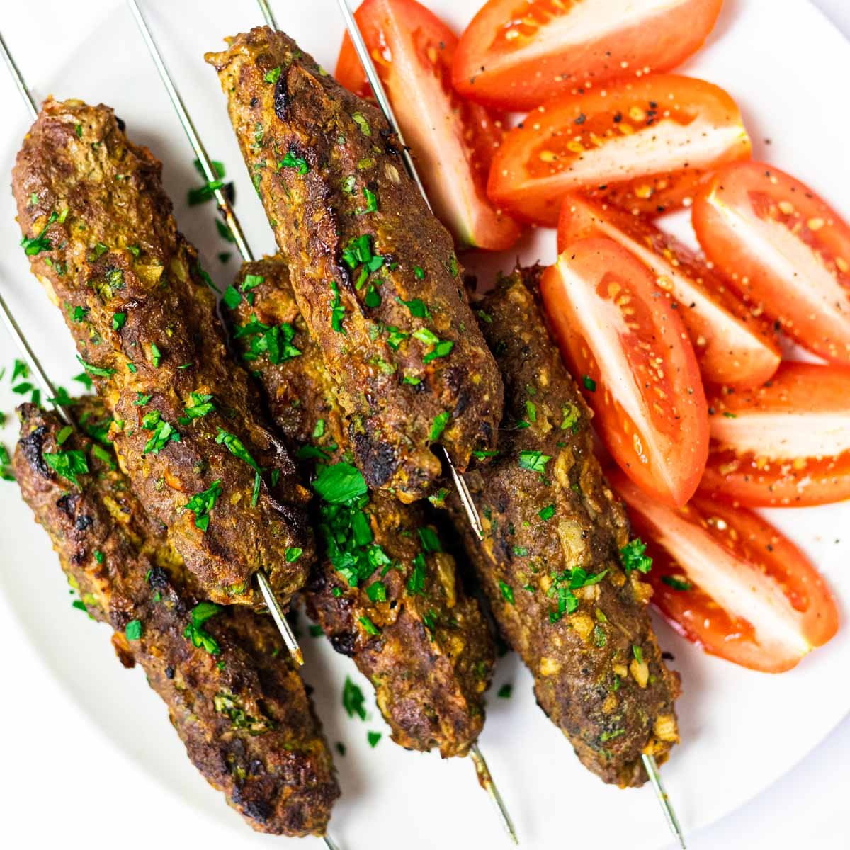 Grilled Beef Kofta Kebabs - Love & Good Stuff