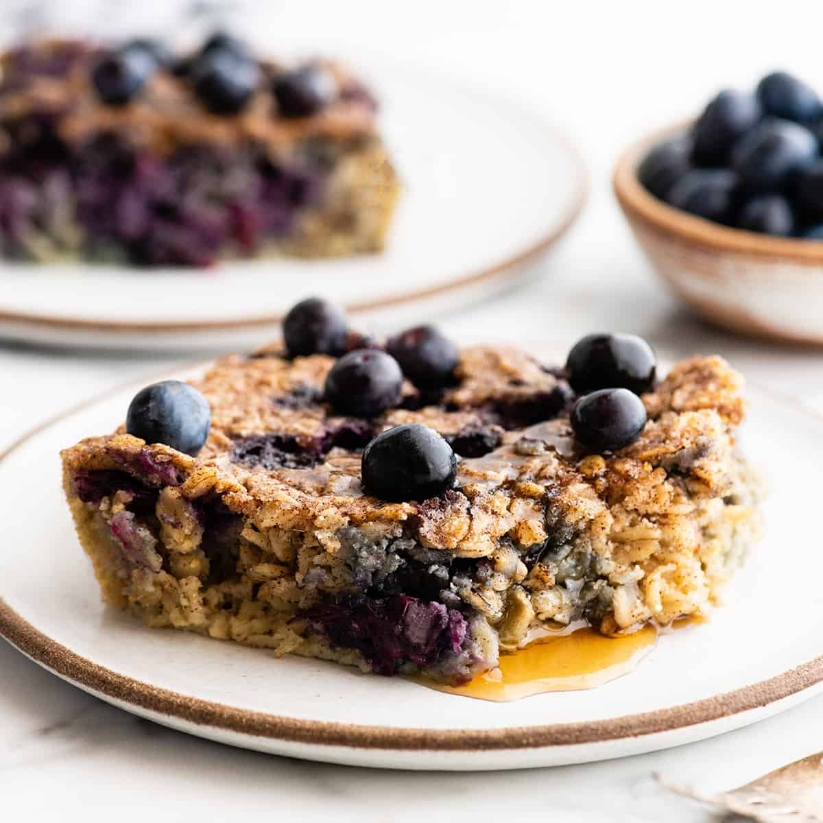Blueberry Baked Oatmeal Recipe - JoyFoodSunshine