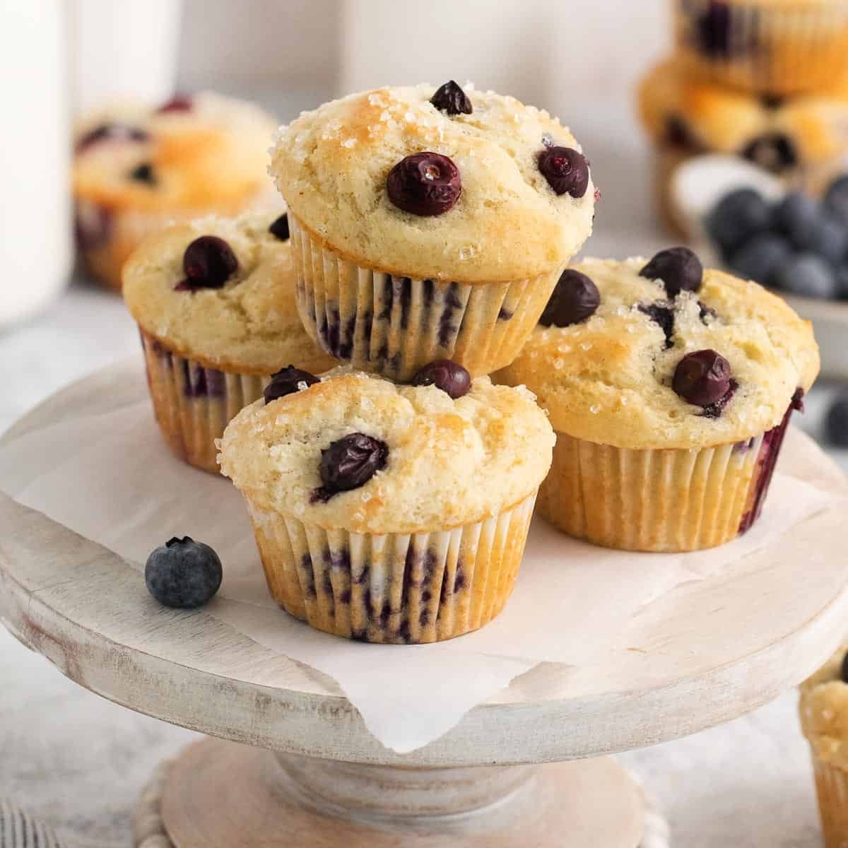 Gluten-Free Blueberry Muffins (BEST EVER!)