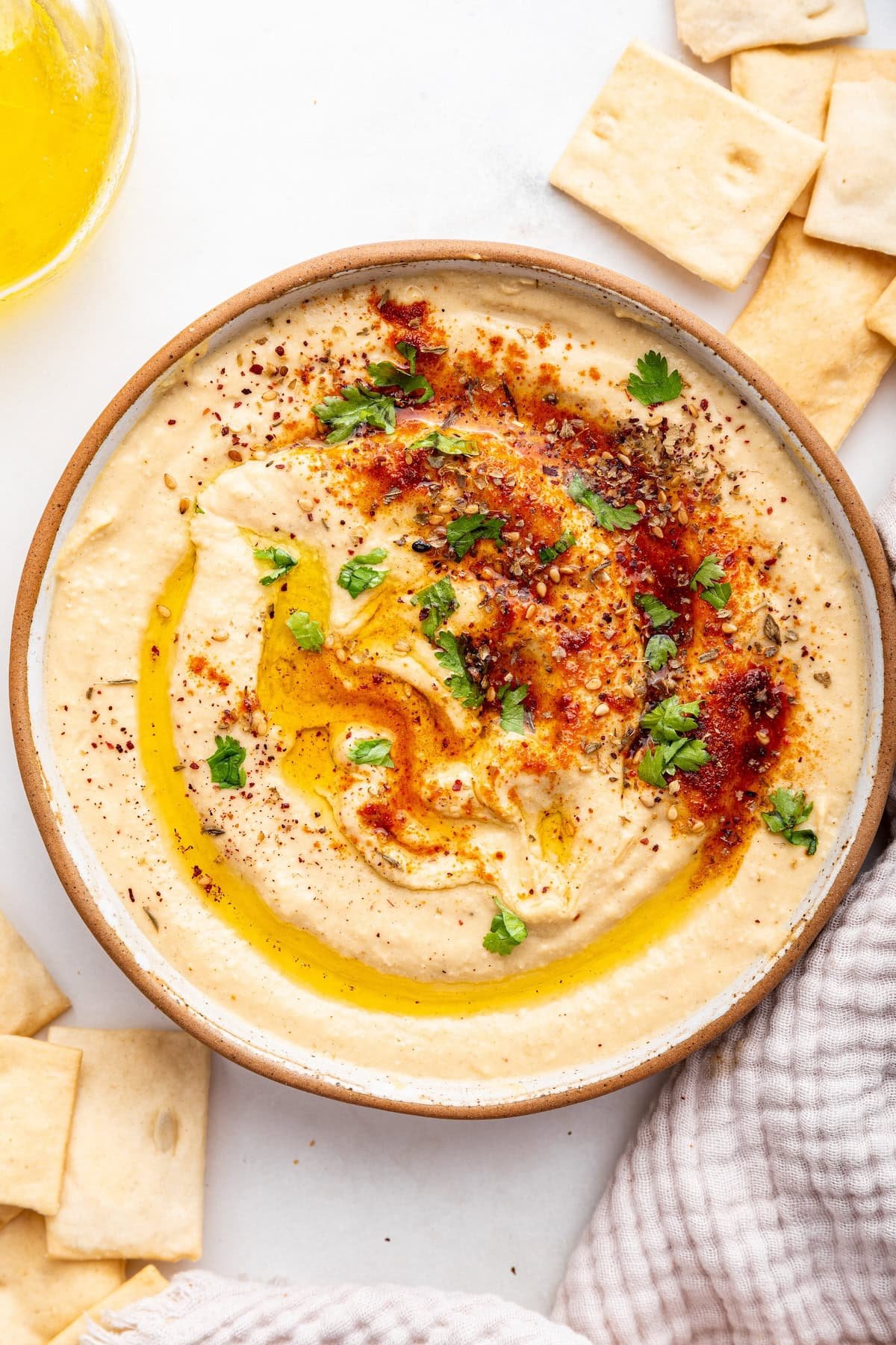 The BEST Creamy Hummus Recipe - Eating Bird Food