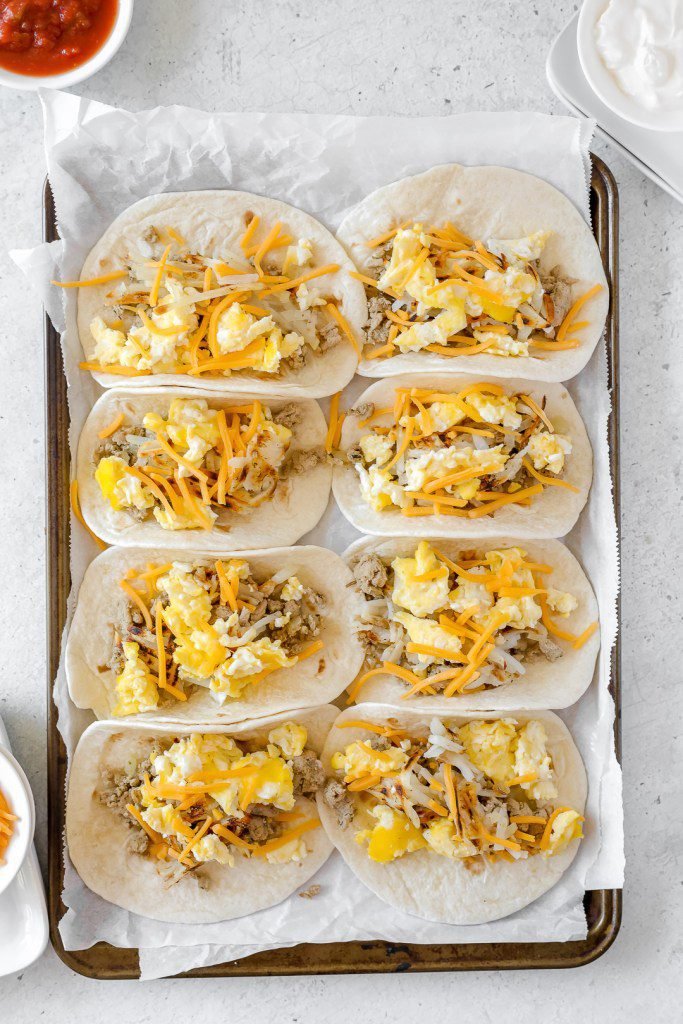 Best Breakfast Tacos (Easy, Ground Turkey) - Braes Bites