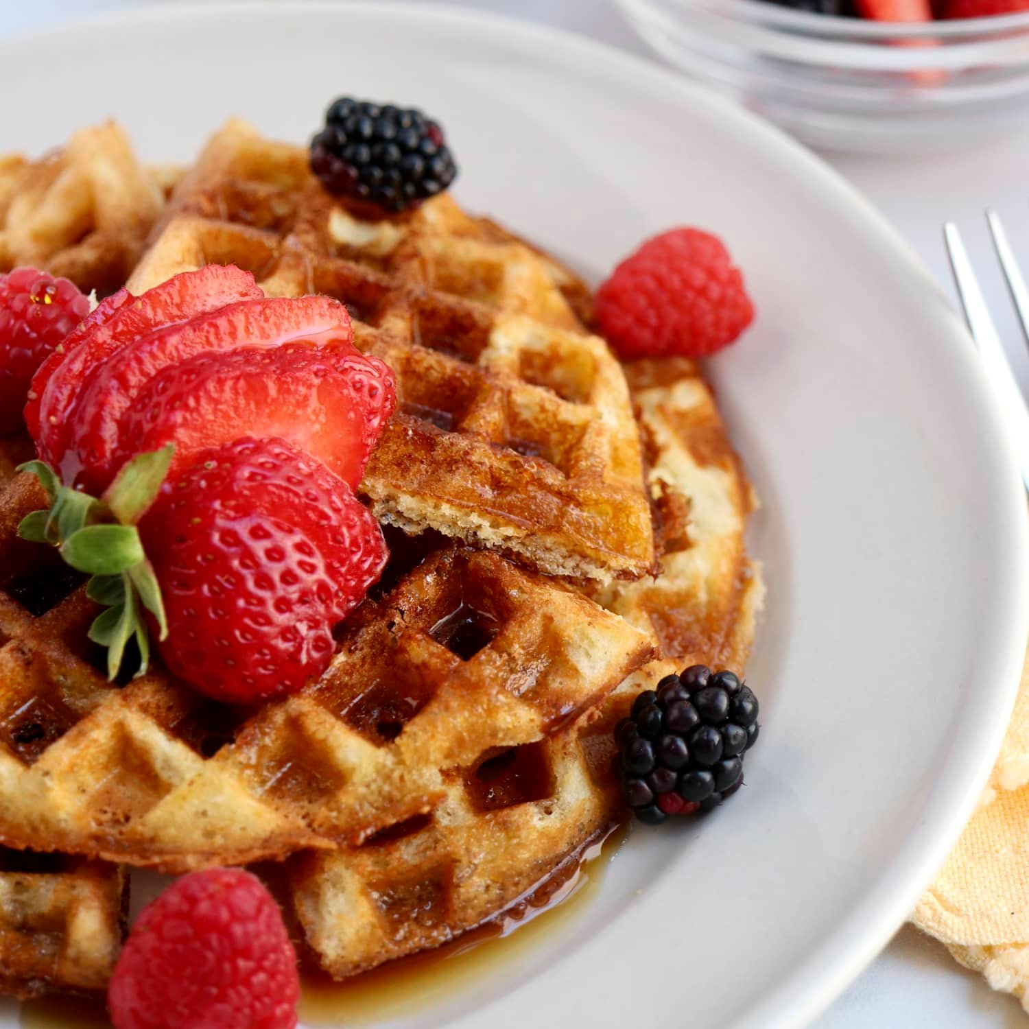 Light and Crispy Almond Flour Waffles