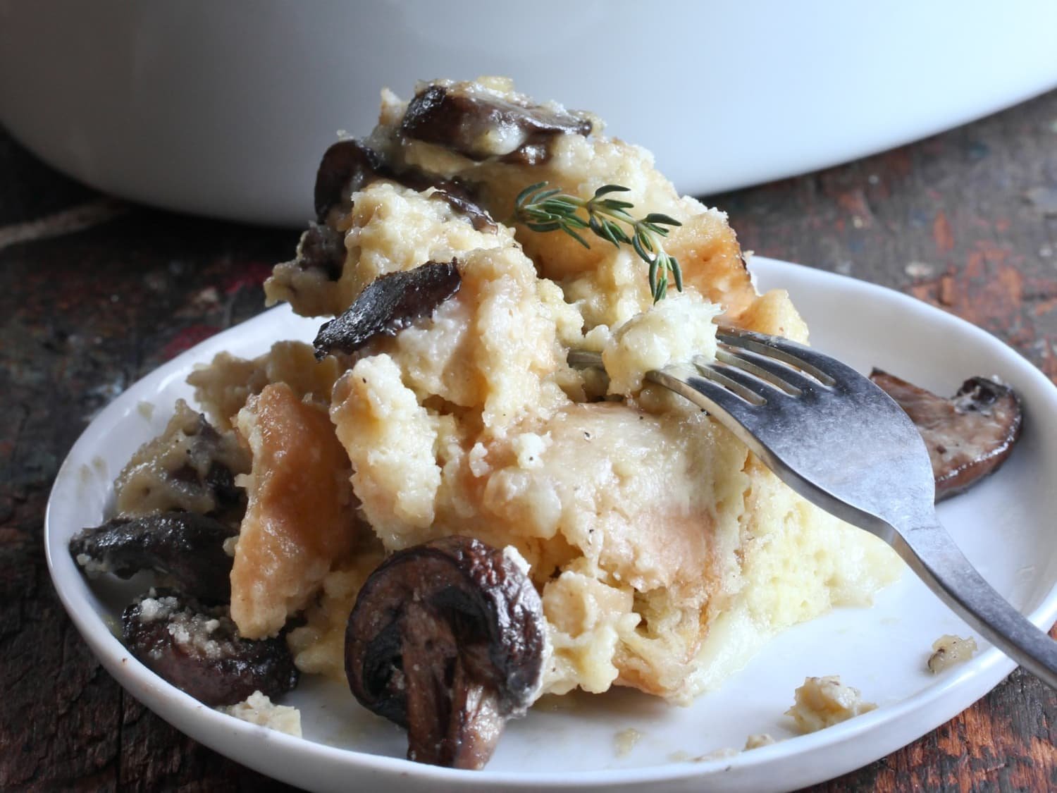Recipe: Brie & Mushroom Breakfast Strata