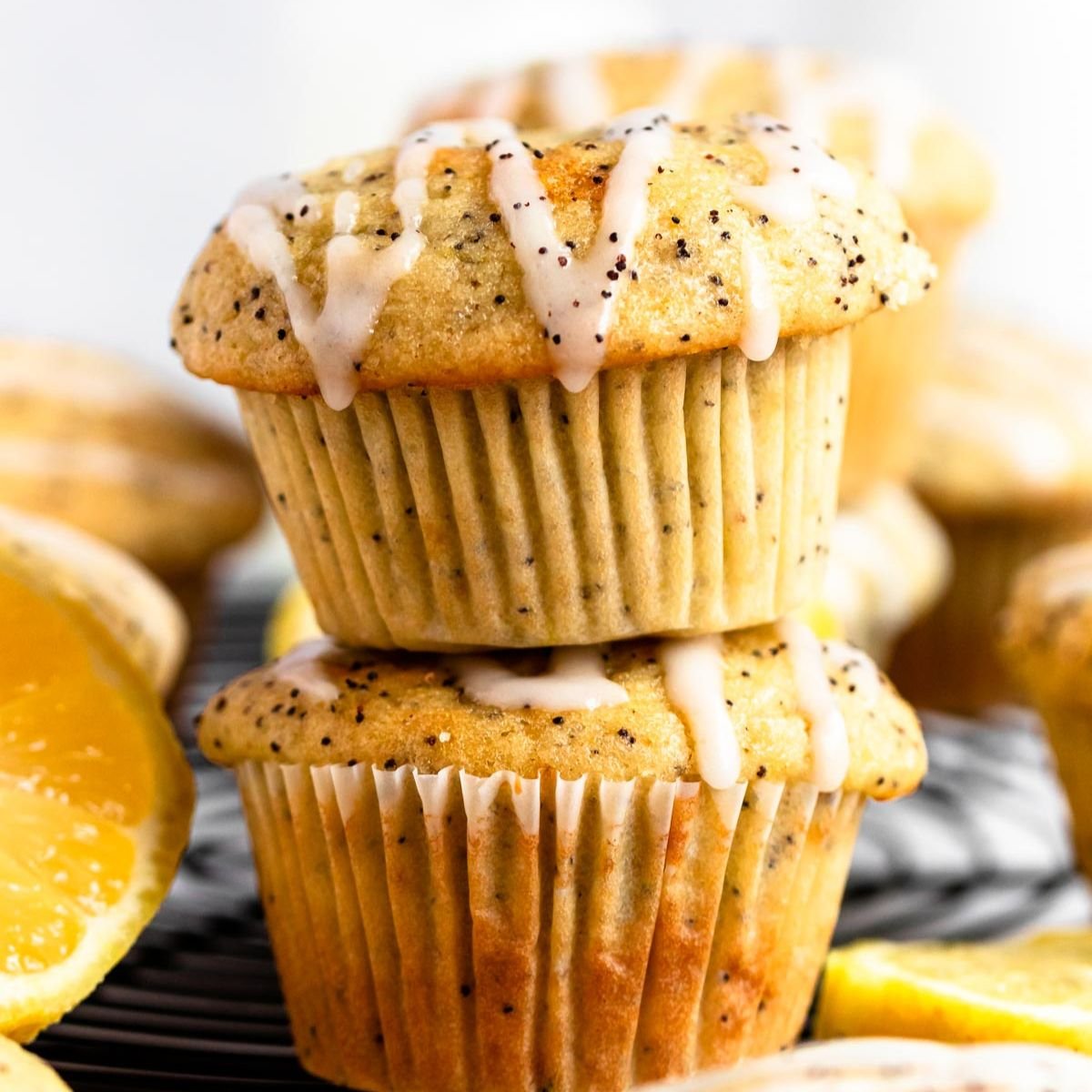 Moist Lemon Poppy Seed Muffins - Rich And Delish