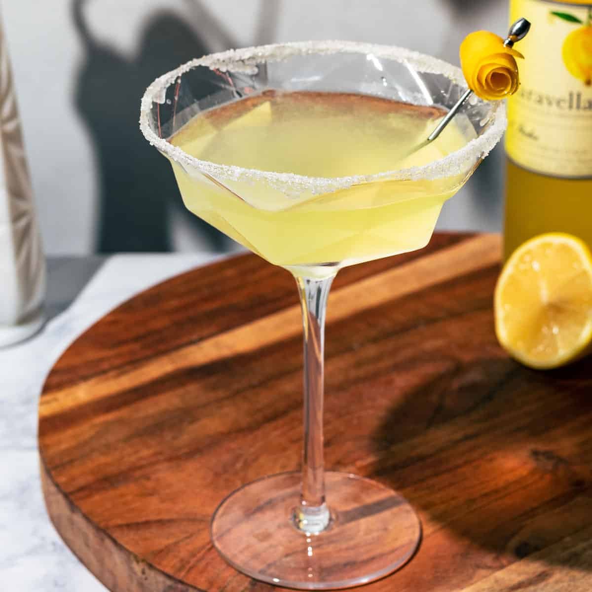 Lemon Drop Limoncello Martini (3 Ingredients) - A Grateful Meal