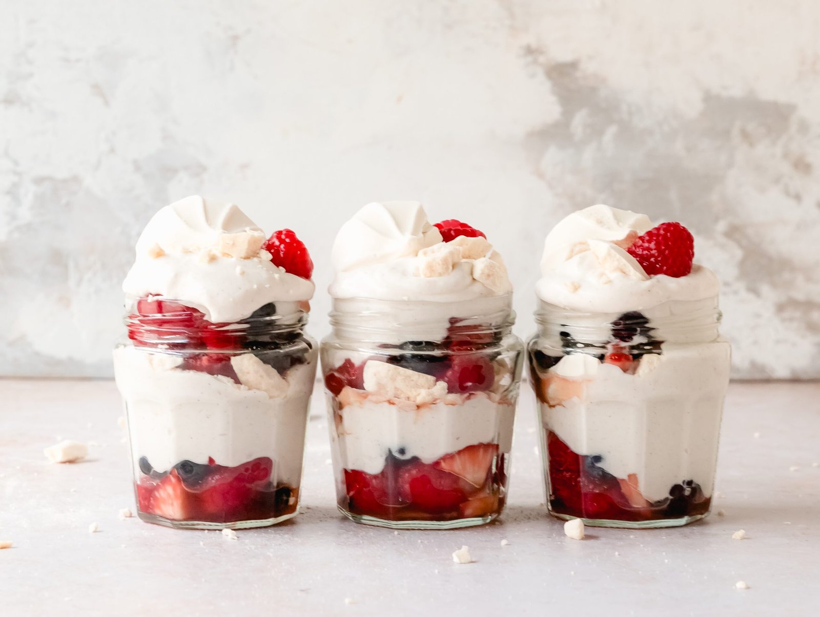 Summer Berry Eton Mess (no bake dessert) - Olives + Thyme