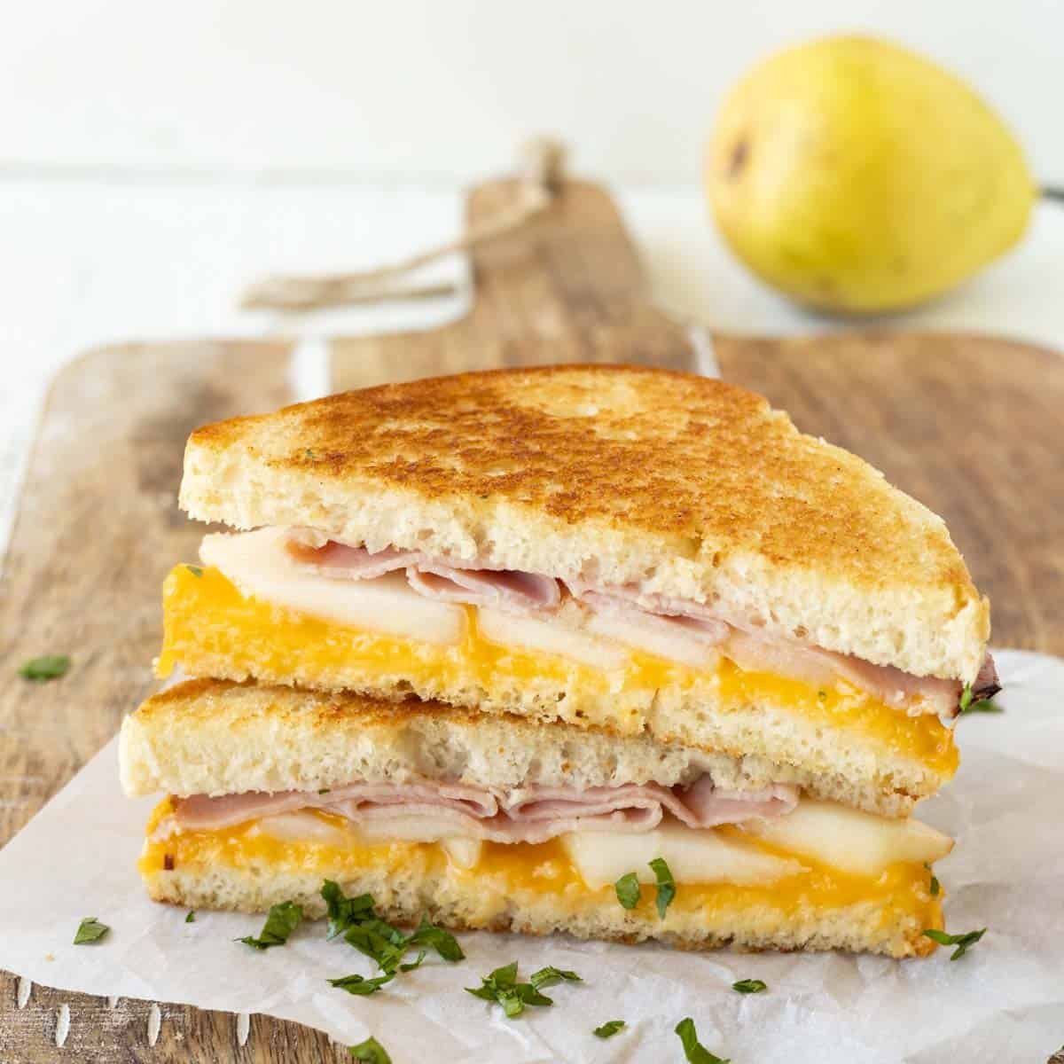 Pear Grilled Cheese