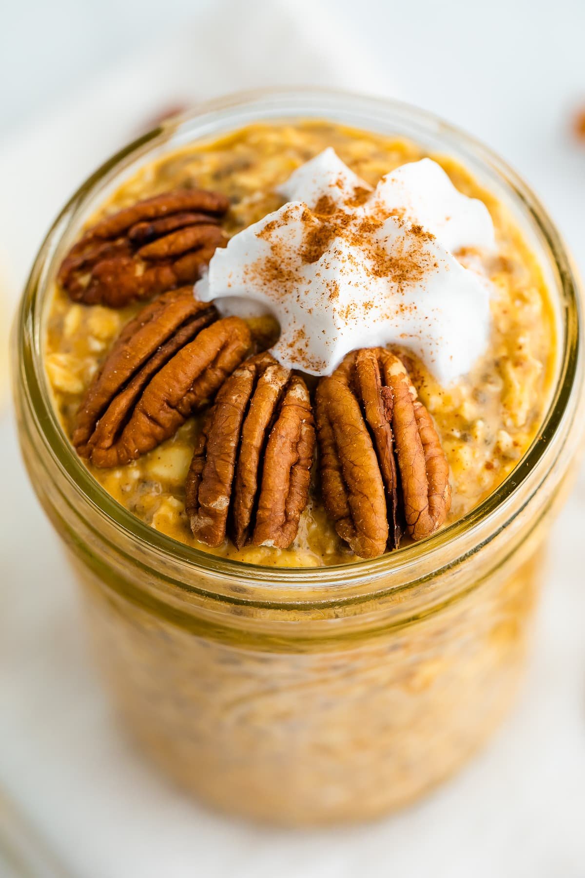 Pumpkin Pie Overnight Oats - Eating Bird Food