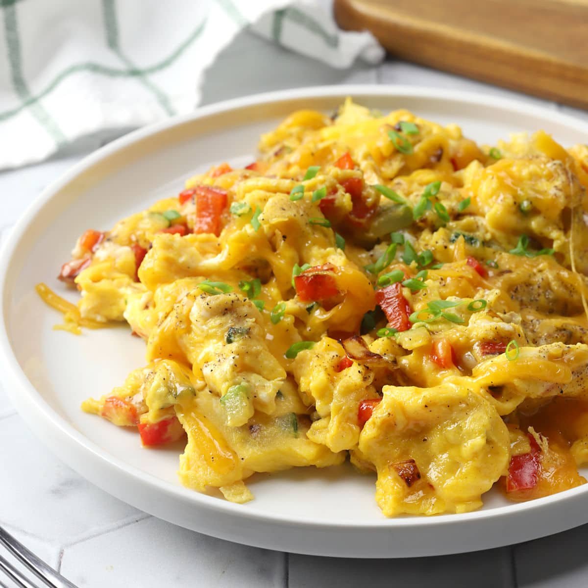 Scrambled Eggs With Veggies