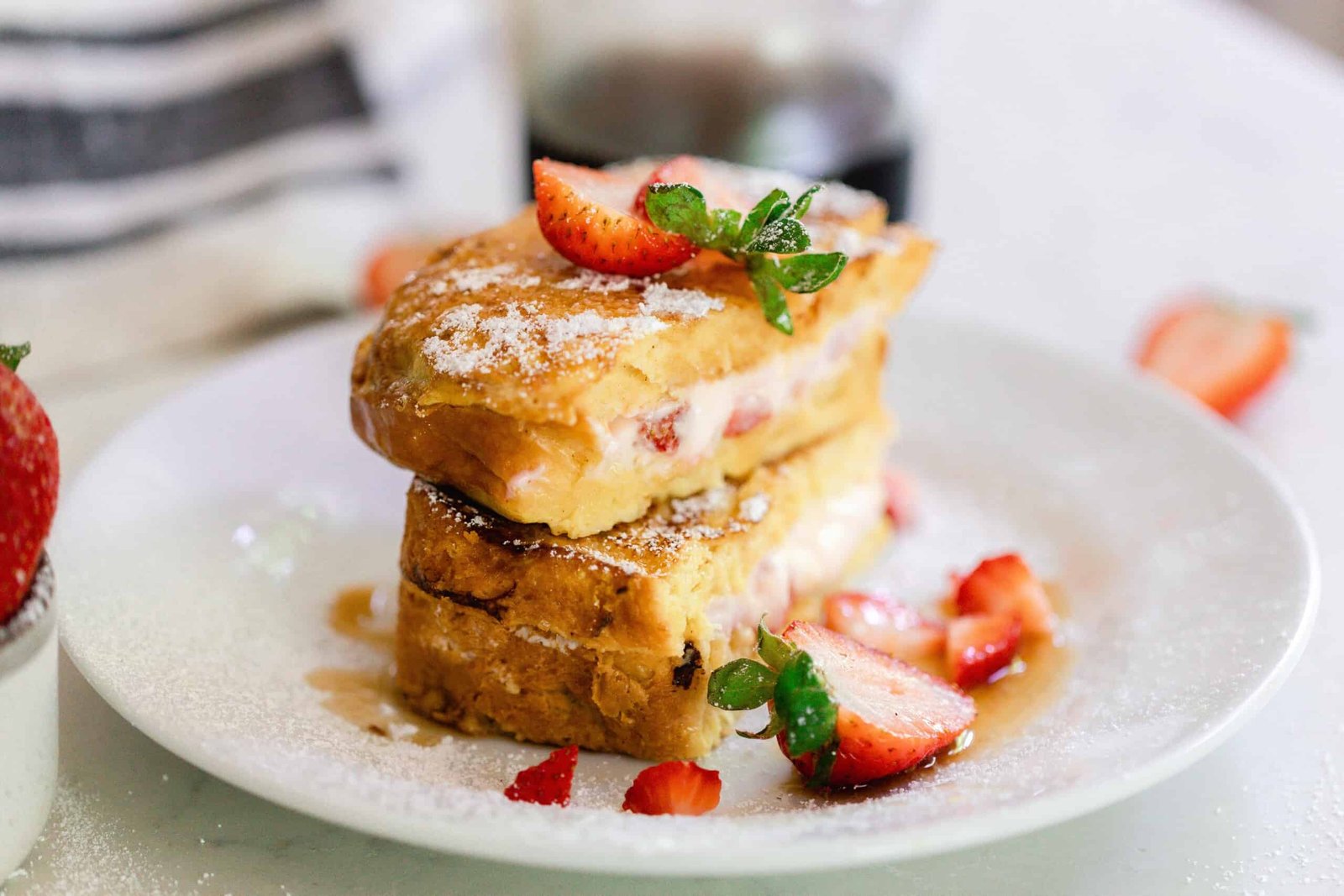Strawberry Stuffed French Toast