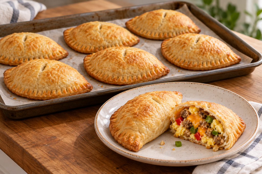 Freezer-Friendly Breakfast Biscuit Pockets