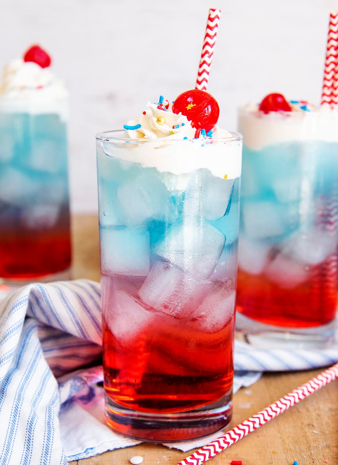 4th of July Layered Drink