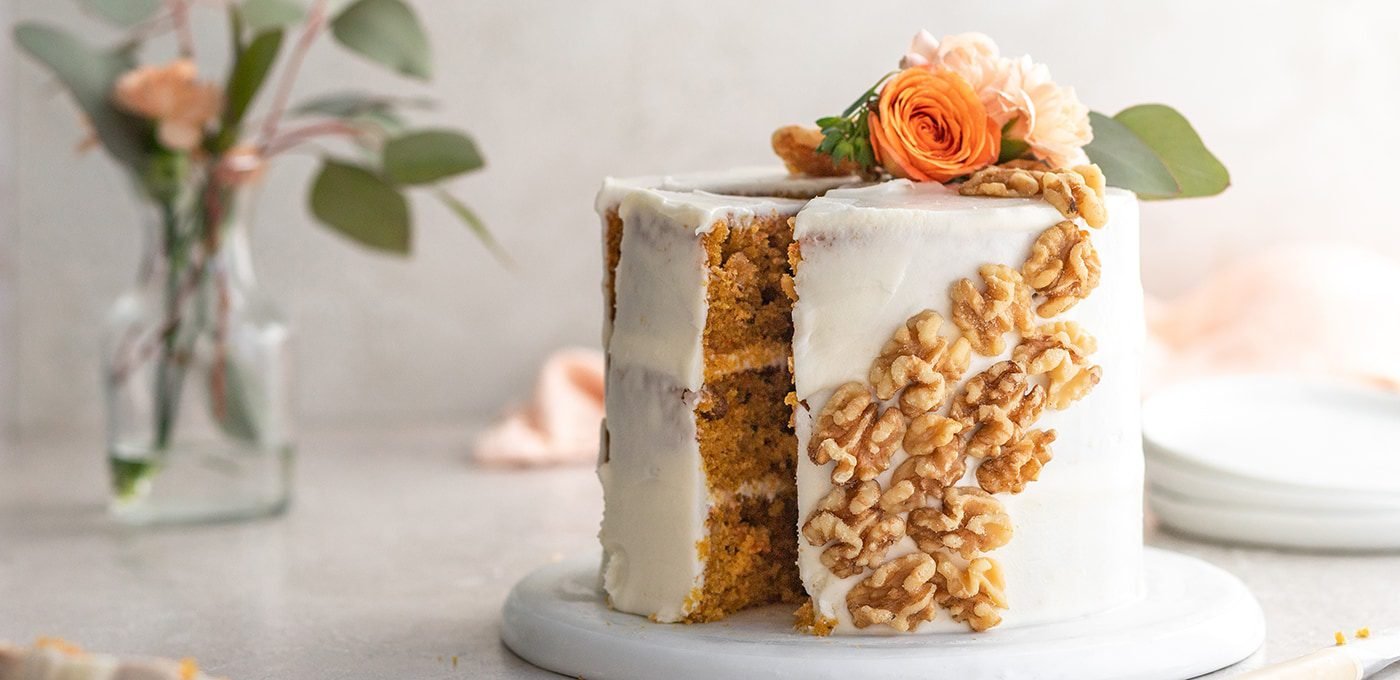 How to Make This Springtime Classic: Carrot Cake with Cream Cheese Frosting  - California Walnuts