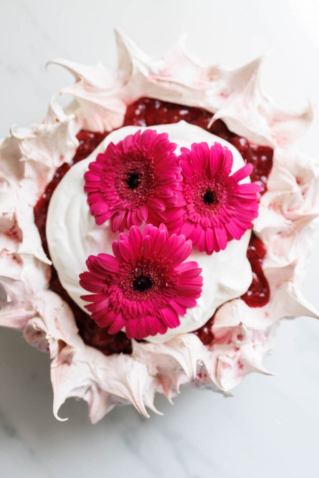 Cherry Angel Pie - ZoëBakes