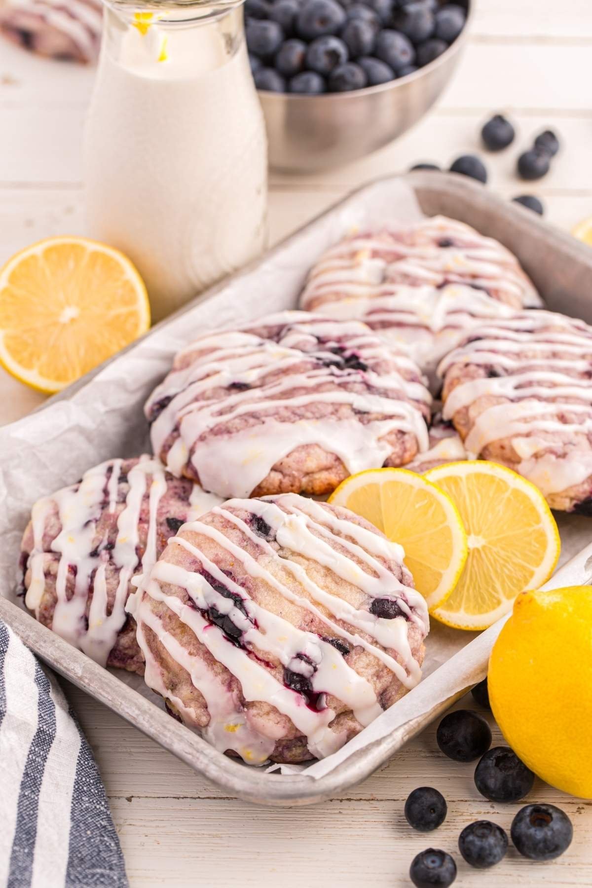 Lemon Blueberry Cookies - xoxoBella