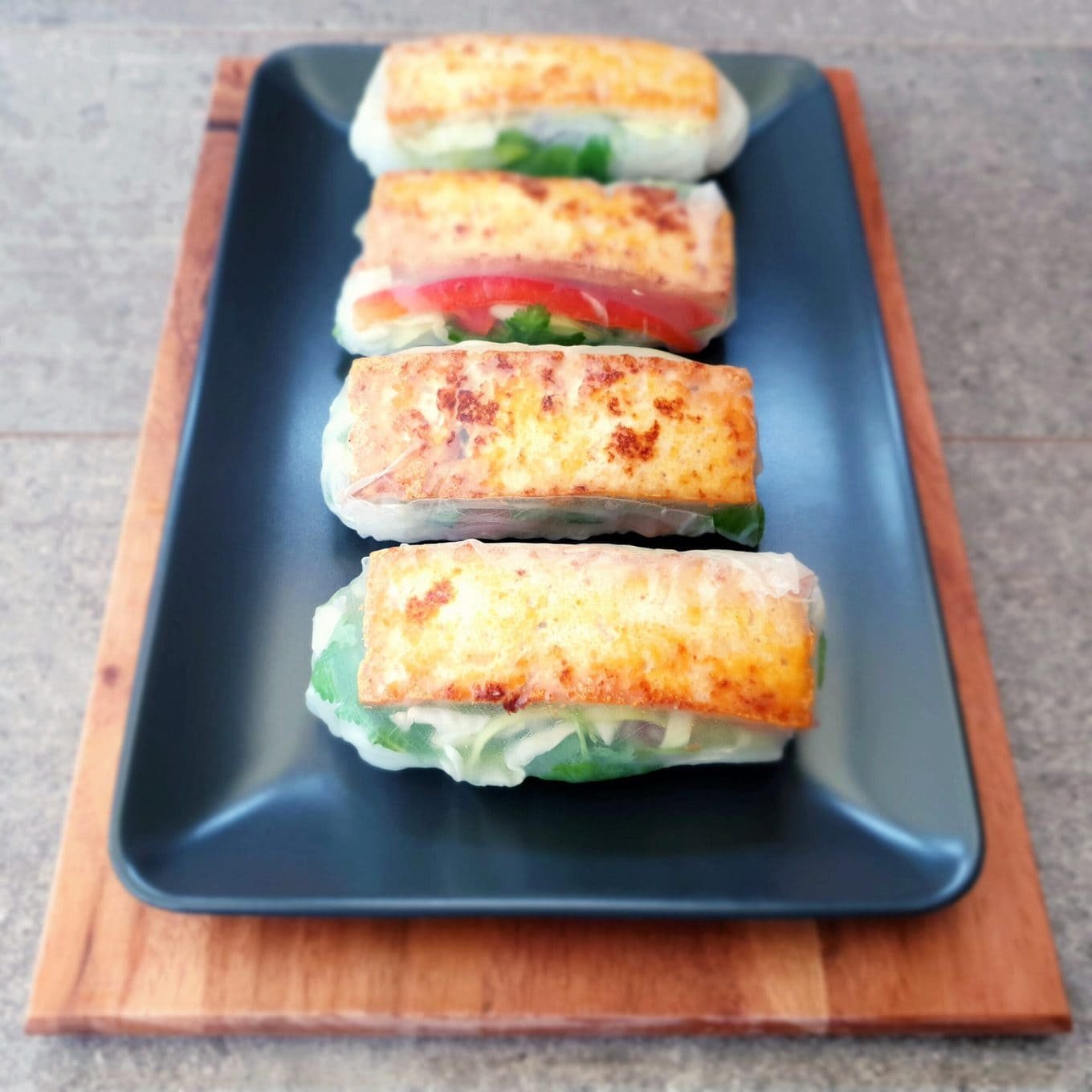 Tofu Spring Rolls (Vietnamese Summer Rolls) – Feast Glorious Feast