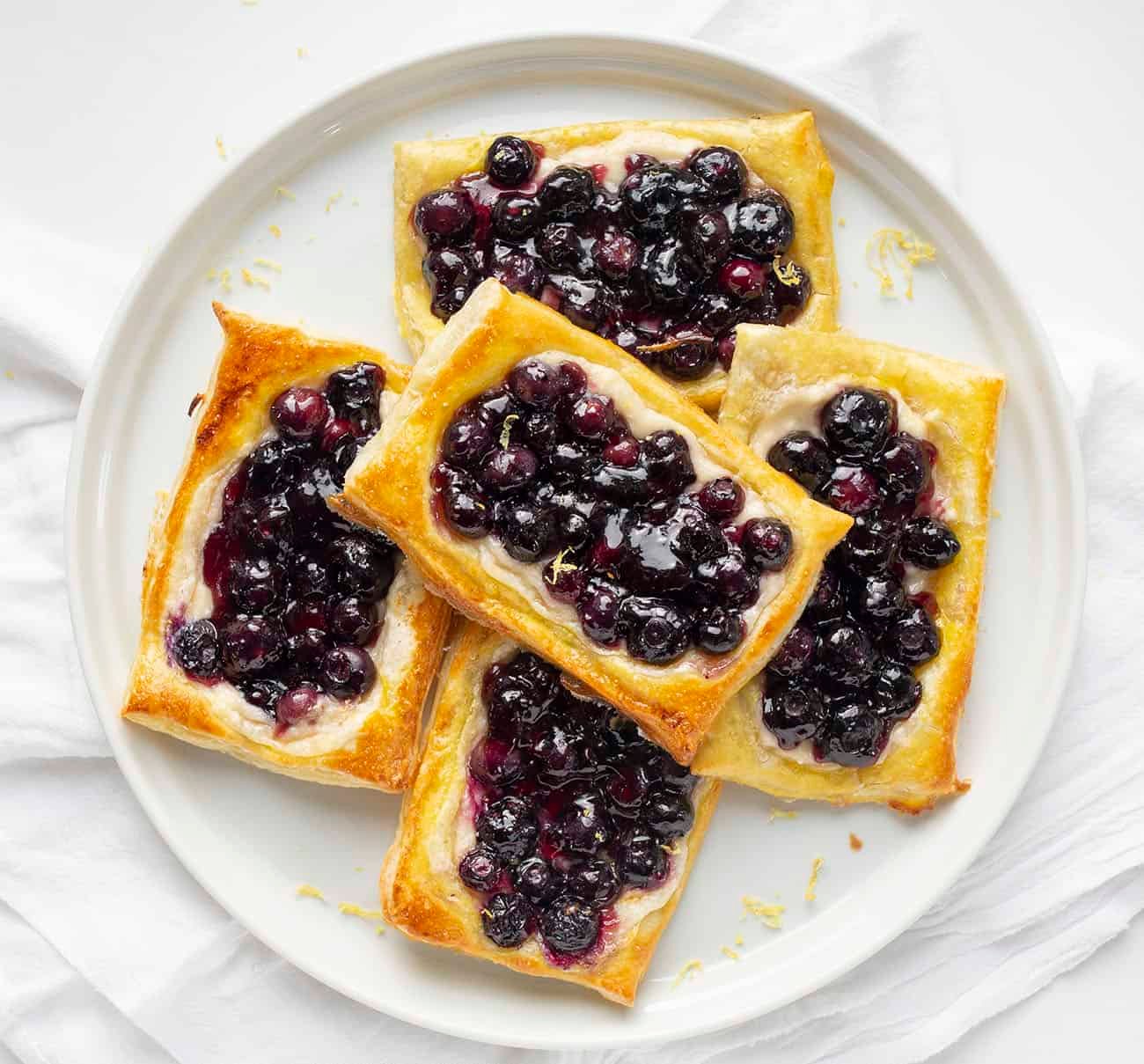 Lemon Blueberry Danish - i am baker