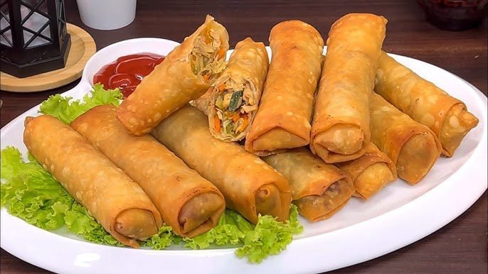 Chicken Spring Rolls Recipe For Iftar | Crispy Chicken Spring Rolls For  Ramzan 2025 |
