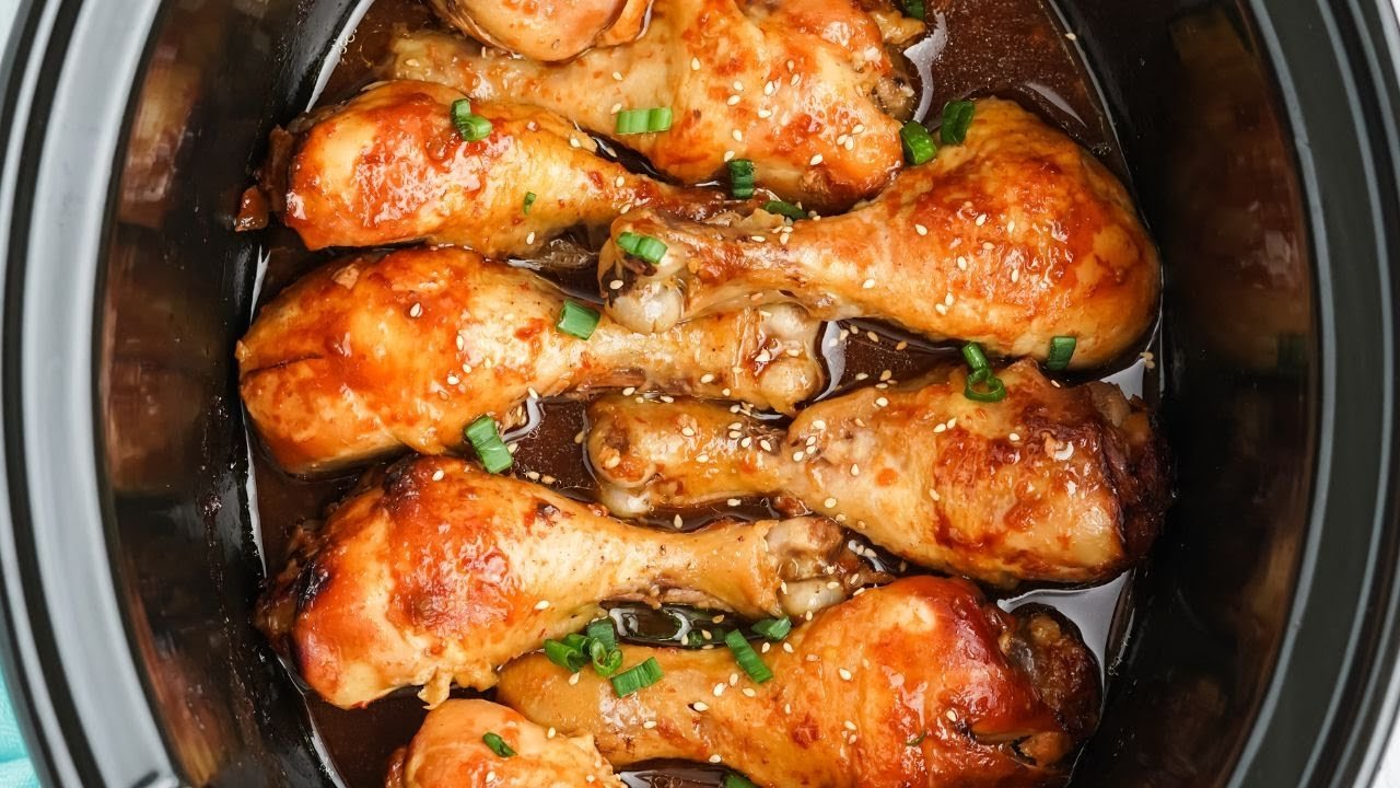 5-Ingredient Slow Cooker Chicken Legs - Fresh Coast Eats