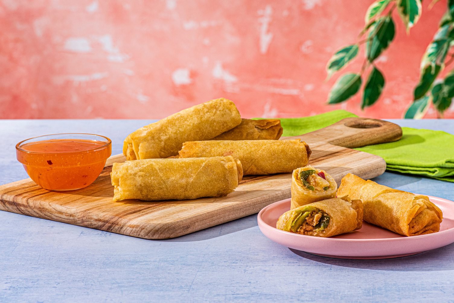 Thai Basil Chicken Spring Rolls Serves 2 l Add a little 'spring' to your  next meal