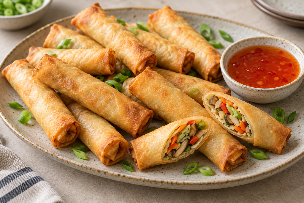 Crispy Vegetable Spring Rolls