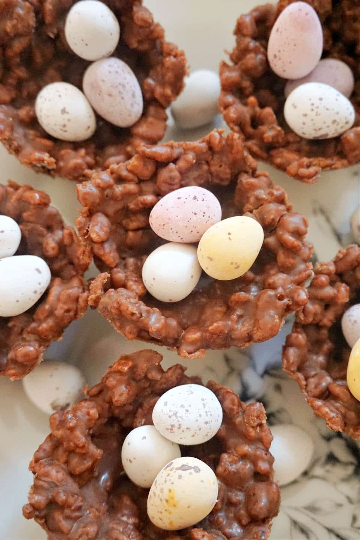 Chocolate Rice Krispie Easter Nests - My Gorgeous Recipes